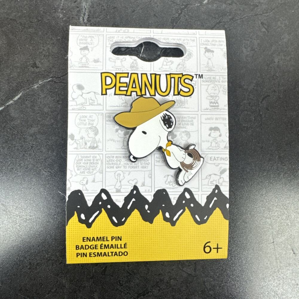 Loungefly Peanuts Snoopy & Woodstock Food Bowl Enamel Pin - NEW IN PACKAGE
